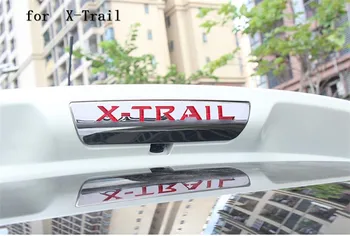 Nerūdijančio plieno, Automobilių galinis aukštos stabdžių žibintas dekoratyvinis pleistras Nissan X-Trail X Trail T32-2019 Automobilių stilius