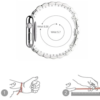 Nerūdijančio plieno dirželis apple watch band 44mm 40mm 42mm 38mm iwatch serijos 6/SE/5/4/3/2/1 apyrankė metalo Drugelis sagtis-diržas
