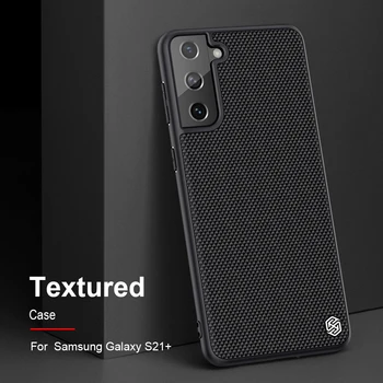 Nillkin Tekstūra Atveju, Samsung Galaxy S21 Ultra atveju galinio dangtelio apsauginis Nilkin nailono pluošto TPU PC 360 bylų dėl S21 Plius