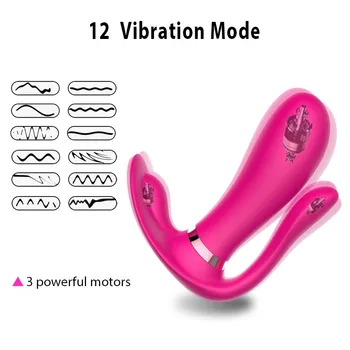 Nuotolinio Valdymo pultas G-taško Dildo Vibratorius, Sekso Žaislai Moteris Belaidžio Analinis Kaištis Masažas Moteriškos Kelnaitės Vibracijos Suaugusiųjų Sekso Produktus