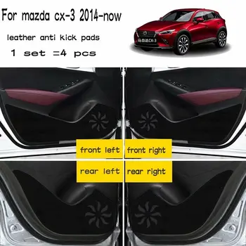 Oda Automobilių Stiliaus Anti Kick Trinkelėmis Anti-dity Durų Kilimėlis, Priedai Mazda Cx-3 cx3 m. m. 2016 m. 2017 m. 2018 m. 2019 m. 2020 m.