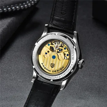 PAGANI Projekto Viršuje Prabangos Prekės ženklo Vyrai Laikrodžiai Automatinis laikrodis Vyrams iš Nerūdijančio Plieno, atsparus Vandeniui Mada Sporto Mechaninis Laikrodis