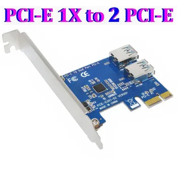 PCI-E 1 3 / 4 / 2 PCI express 1X laiko tarpsnių Riser Card Mini ITX išorės 3 PCI-E slot adapter PCIe Port Multiplier Kortelės VER005