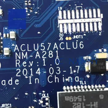 PCNANNY LENOVO G40-45 Nešiojamas plokštė NM-A281 A6-6310 DDR3 išbandyti