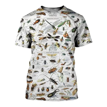 PLstar Kosmosas 2019 Mados Mens 3d Marškinėliai 3D Visi Per Atspausdintas Vabzdžių Drabužius t shirts vasaros Harajuku Atsitiktinis Unisex T shirts