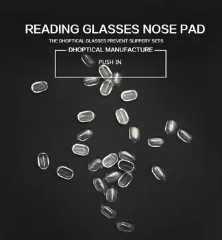 PVC nosis pad,skaitymo akiniai, nosį trinkelėmis, akiniai, dalys 4000pcs stumti akiniai priedai