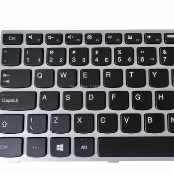 Pakeisti klaviatūras lenovo G50 70 45 30 M50 70 80 BR Brazilijos juoda klaviatūros sidabrinė rėmas 5N20K12989 sąsiuvinis naujų darbų
