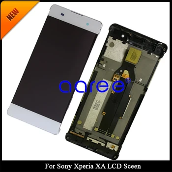Patikrintas Gurantee Sony Xperia XA LCD Ekranas Sony Xperia XA F3111 F3113 F3115 Ekranas Touch 