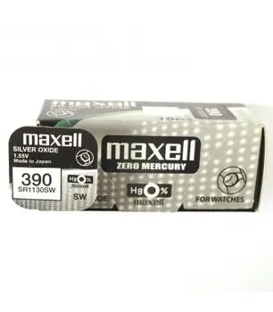 Pilas de boton Maxell bateria originalus Oxido de Plata SR1130SW lizdinės plokštelės 2X Nds