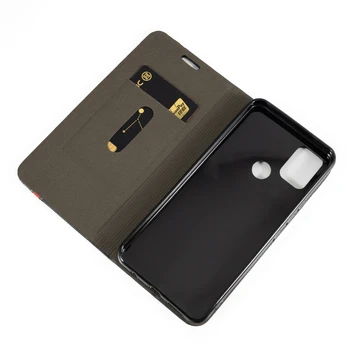 Prabanga PU Odos Atveju Umidigi A7 Pro Flip Case For Umidigi A9 Pro Telefono dėklas Minkštos TPU Silikoninis Galinio Dangtelio
