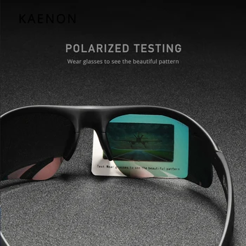 Pusiau Taškus Prekės Kaenon X-Kore Akiniai nuo saulės, Poliarizuoti TR90 rėmelis vyrų Veidrodinis objektyvas Žvejybos Saulės akiniai UV400 Naujas Atvyko 2021