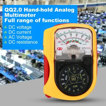 QQ2.0 Ranka laikykite Kišenėje Žymiklį Multimetras Analoginis AC/DC Voltmeter Mechaninė Ammeter Srovė Pasipriešinimo Testeris, Matuoklis