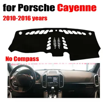 RKAC Automobilio prietaisų skydelio dangtelį kilimėlis Porsche Cayenne Nr. Kompasas 2010-2016 Kairėje ratai dashmat trinkelėmis brūkšnys apima auto lipdukai