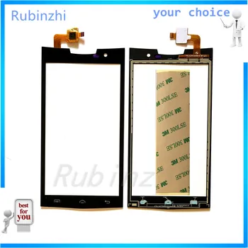 RUBINZHI Telefonas, Touch Ekranas skaitmeninis keitiklis Priekinis Stiklas Doogee T3 Touch Ekranas, Priekinė panelė Stiklo Jutiklis Su 3M Lipdukas