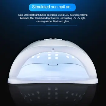 SAULĖ X5 Plius 110W UV LED Lempos, Nagų Džiovintuvas LCD Ekranas Ledo Manikiūro Lempa Gelio Nagų Lempa Džiovinimo Lempa Gelio Nagų Dailės Džiovinimo
