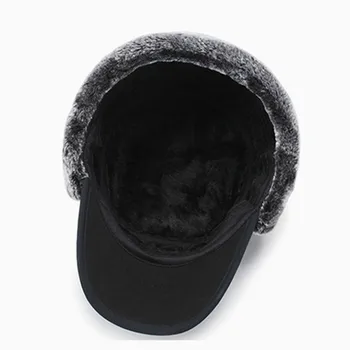SHALUOTAOTAO Moterų Žiemos Skrybėlę Tirštėti Šilumos Bombonešis Kepurės Vyrams Aksomo Šiltas Ausų Apsauga Veido Vėjo Slidinėjimo Kepurė Casquette