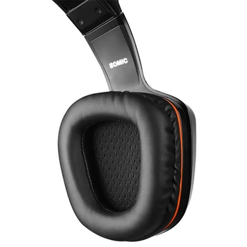 SOMiC G910 virtualus 7.1 Žaidimų ausinės ausinės su Mic Erdvinio Garso Vibracijos USB Ausinės Bass LED šviesos PC Nešiojamas kompiuteris