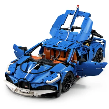 SS 2008 m.6 Techinic Serija Blue Greitis Sporto Lenktynių Automobilio Modelio Rinkinio Montavimas Blokai Vaikams Žaislai Vaikams 