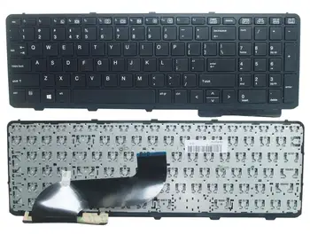 SSEA Naujas nešiojamas US Klaviatūra HP Probook 650 G1 655 G1 Klaviatūra su rėmo Nr. Rodykle