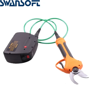 SWANSOFT elektrinės žirklės F35 800g po ranka 35 mm pjovimo elektrinio ir genėjimo žirklės, sodo ir vynuogynas, elektriniai sodo žirklės