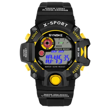 SYNOKE Naują Atvykimo G Watch Vyrai Šoko Sporto Laikrodžiai, LED Laikrodžiai Vandeniui vyriški Sportiniai Laikrodžiai Skaitmeniniai Kariniai Laikrodžiai