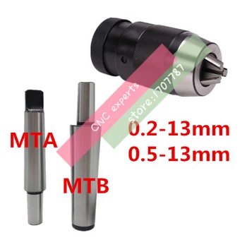 Savarankiškai sugriežtinti Automatinė Fiksavimo Grąžto Griebtuvas 0.5-13mm 0.2-13mm ir MT1 1-13 MT2 1-13 MT3 1-13 MT4 1-13 derinys staklės