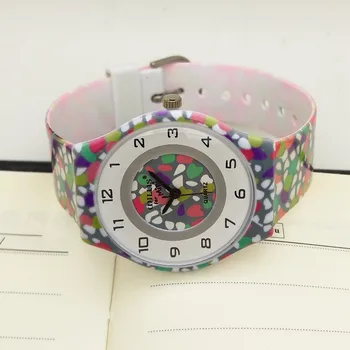 Silikono moterų žiūrėti Mados kvarciniai laikrodžių prekės ženklo ultra plonas motinos vandeniui akmens žiūrėti vaikai dovanų laikrodis Relogio