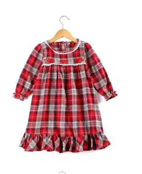 Sleepwear už naujagimių šeimos sleepwear Mergina pižama Šilta Kigurumi mergaitėms pijama kelnes, Megztas kombinezonas naujųjų metų pižama
