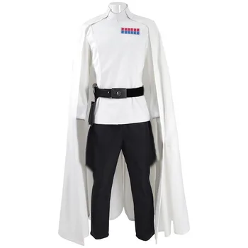Star Wars Rogue Vienas Režisierius Orson Krennic Cosplay Kostiumai, vyriški Apsiaustu Kostiumas Pilnas Komplektas Helovinas Pareigūno Uniformą nemokamas pristatymas