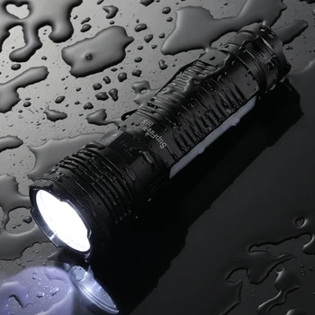 Supfire D15-S Naujas 18W COB+XPE LED Žibintuvėlis atsparus Vandeniui Kempingas Žibintų USB Įkrovimo Geriausias Dėl Taktinių savigynos Fakelas