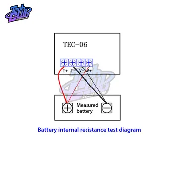 TEC-06 Baterijos Talpa Bandymų 16W Elektroninis Apkrovos Testeris Mobiliųjų Galia Testeris Max 500AH LED Ekranas su Ventiliatoriumi