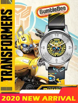 TRANSFORMATORIAI Originalus Vaikai Optimus Prime KAMANE Megatron Ironhide Džiazo Animacinių filmų Japonija Kvarciniai Rankiniai Laikrodžiai Šviesos Rankas