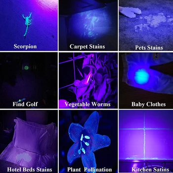 TRLIFE 100W Super Ryškus led UV žibintuvėlis 18650 uv žibintuvėlis skorpionas ultravioletinės šviesos, ultravioletinės šviesos Atnaujinti UV lempa karoliukai
