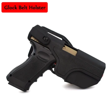 Taktinis Glock 17 19 22 23 Ginklą Dėklas Karinių Įrankių Medžioklės Šaudymo Pistoletas Kojos / Diržo Dėklo Ginklą Atveju Automatiškai Užrakinti