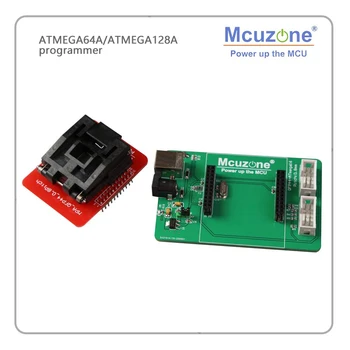 USB AVR ATMEGA64A/ATMEGA128A programuotojas JTAG adapterio ISP