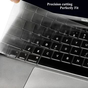 Ultra Plonas TPU Klaviatūros Dangtelio Odos apsaugos Nauja MacBook Air 13 Inch 2018 2019 Išleidimo A1932 su 
