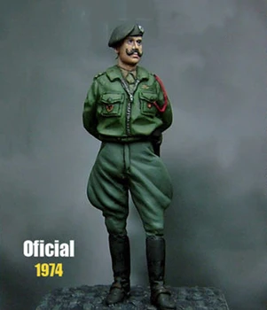 Unassambled 1/35 portugalų armijos karininkas Pav Dervų rinkinys mini modelis Unpainted