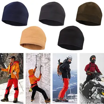 Unisex Šiltas Žiemos Žygiai Kepurės Tirštėti Dirbtiniais Vilnos Kepurė Tampri Karinis Taktinis Kaukolė Beanie Skrybėlių slidinėjimo max hat
