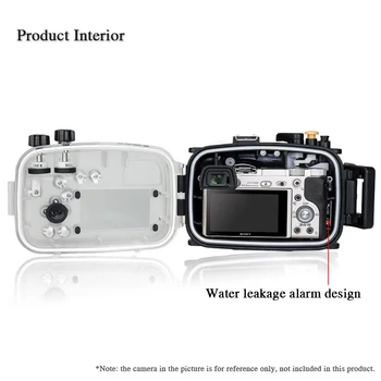 Vandeniui Korpusas Sony A6000 Kamera po vandeniu 40m Nepralaidūs Atveju, Nardymas Fotografijos Esminius apsauginėje dėžėje 16-50 mm