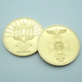 Vokietijos 1872 Erelio Kryžiaus Reichsbank Auksas 999 Plokštė Erelis, Sporto Direktorium Metalas, Moneta, Kolekcines