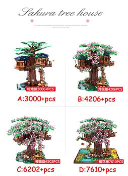 Vokmascot Tree house modelio blokai cherry blossom 