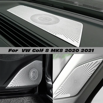 Volkswagen VW Golf 8 MK8 2020 2021 Prietaisų skydelis Garsiakalbis Padengti Lipdukai Apdaila Priedai LHD Automobilių stiliaus Garso Garsiakalbis