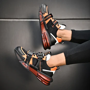 Vyriški sagtis dizaino storio apačioje madinga batai dėvėti, atsparus orui laisvalaikio bateliai lauko sportiniai bateliai neslidžiais bėgimo bateliai