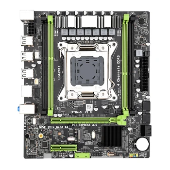 X79M-S X79 motininė plokštė Nustatyti, Combo Komplektas Su Xeon E5 2620 LGA 2011 PROCESORIŲ Palaikymas DDR3 ECC REG M-ATX M. 2 SSD Sąsaja placa mae