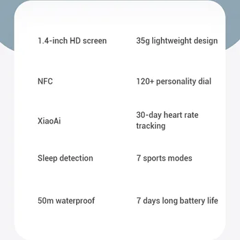 Xiaomi Mi Žiūrėti Lite GPS Fitness Tracker Širdies ritmo Monitorius Sporto Smartwatch Redmi Žiūrėti Juosta 1.4