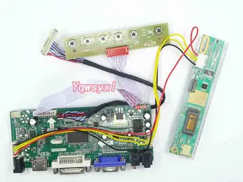 Yqwsyxl Kontrolės Valdyba Stebėti Rinkinys B170PW01 V0 V. 0 B170PW01 V1 V. 1 HDMI+DVI+VGA LCD LED ekrano Vairuotojo Lenta