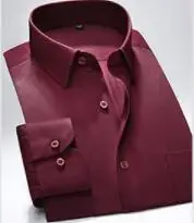 ZNG pavasario 2019 vyrų vientisos spalvos ilgomis rankovėmis marškinėliai vyriški verslo lieknėjimo karjeros marškinėliai