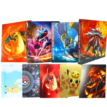 Žaidimas Pokemon Kortas Albumą Knygos 240Pcs Anime Kortelės Kolektorių Laikiklis Pakrautas Sąrašą Talpa Rišiklio Katalogą Pokemons Žaislai, dovanos, Vaikas