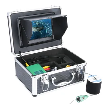 Žuvų Ieškiklis Povandeninės Žūklės 1080P Kamera, Komplektas, 7 Colių WIFI Bevielio ryšio 16GB Vaizdo Įrašymo DVR +15M 20M 6W balta, šviesos Diodai