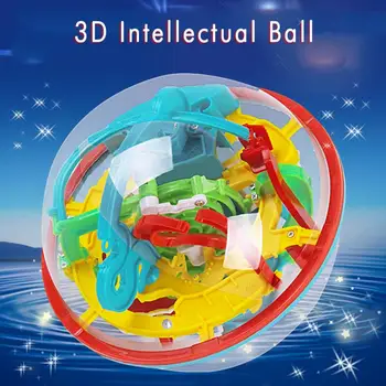 Žvalgybos Švietimo Žaislas Labirintas Kamuolys 3D Stereo 118 Lygio Stebuklinga Žvalgybos Kamuolys Vaikų Žaislas Kalėdų Dovana UFO kamuolys